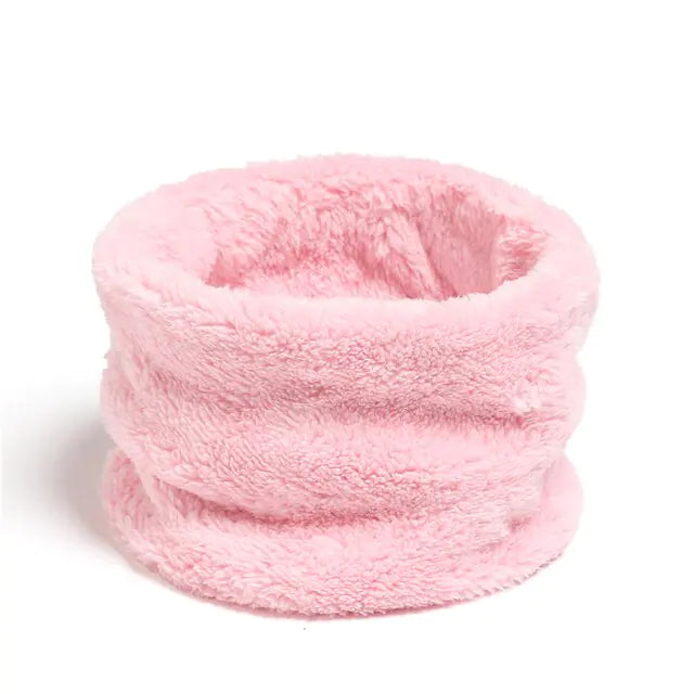 Solid Thick Plush Ring Scarf (various colors)