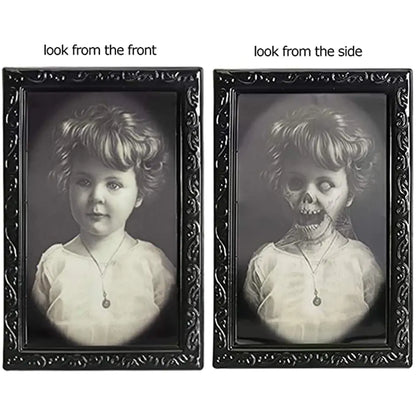 3D Halloween Face Changing Ghost Portrait