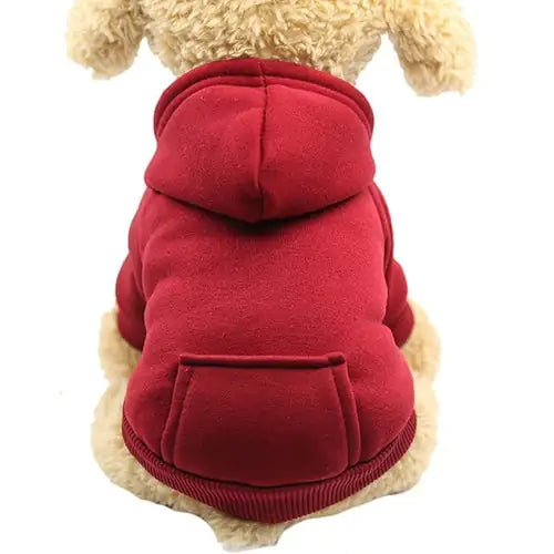 Soft Fleece Pet Dog Hoodie (various colors)