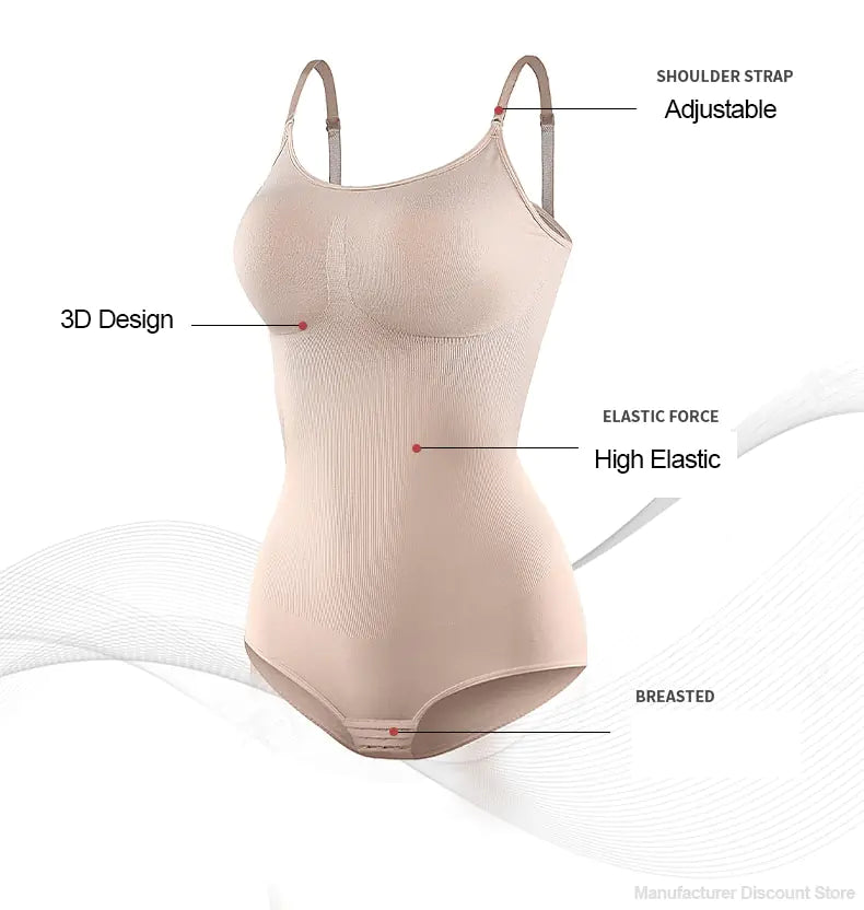 Women's Full Body Shaper (black, beige & brown)