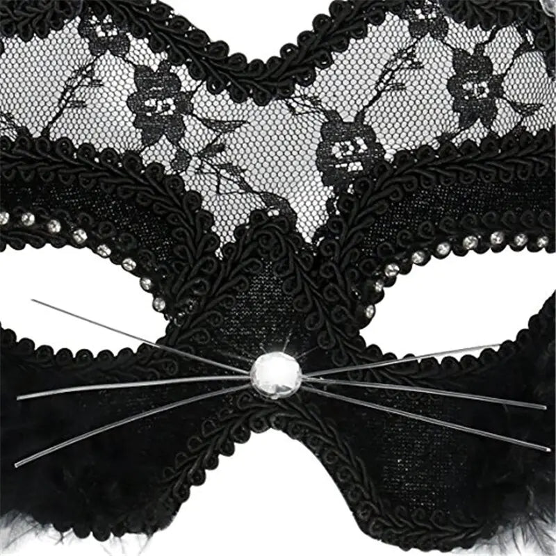 Lace Cat Eye Mask