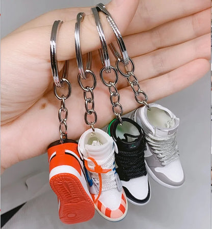 3D Sneaker Shoe Keychains