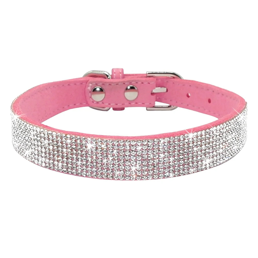 Rhinestone Adjustable Collars (various colors & styles)