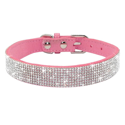 Rhinestone Adjustable Collars (various colors & styles)