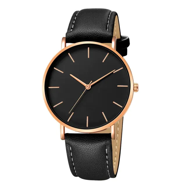 Simple Leather Luxury Watches (various colors)