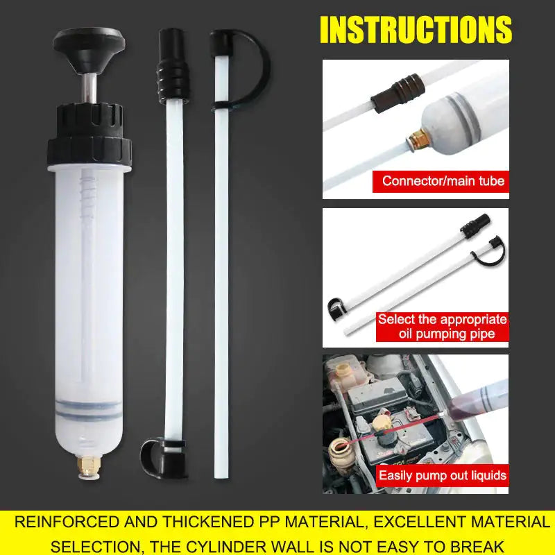 Syringe Design Suction Injection Oil changing Tool