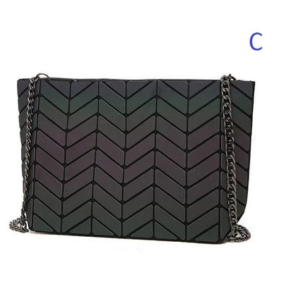 Women's Hot Luminous Geometric Laser Bag