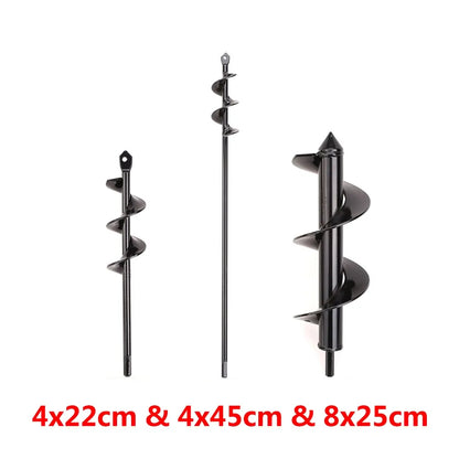 Garden Planter Auger Spiral Drill Bit