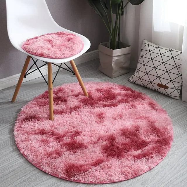 Warm Thick Round Rugs