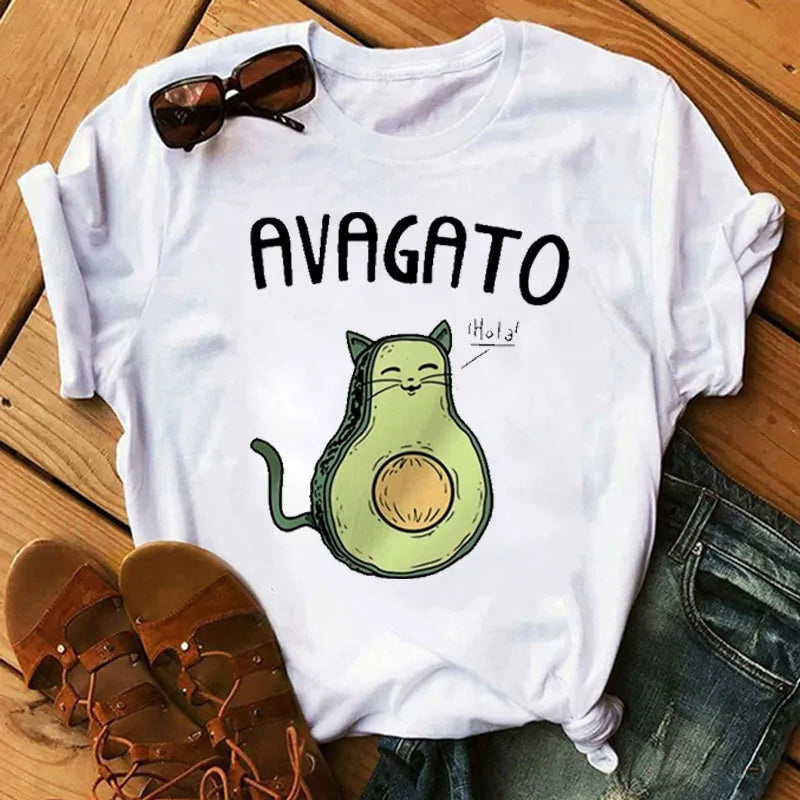 Cartoon Avocado T-Shirt (various prints & styles)