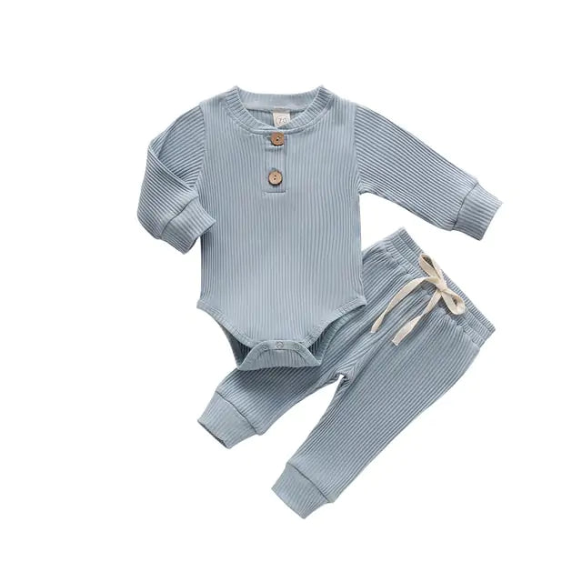 Infant Knitted Clothes Set (various colors)