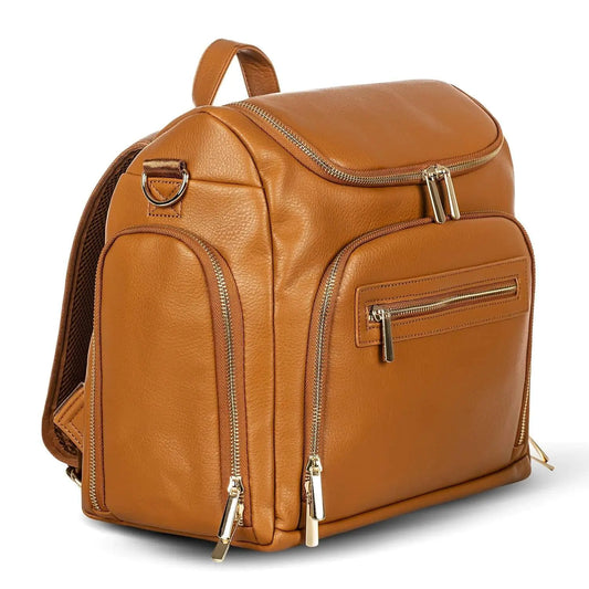 Chloe - Caramel Style Savvy Baby Backpack