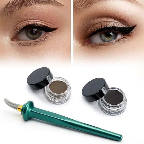 Reusable Silicone Eyeliner Guide - Eyeliner Applicator Kit, Waterproof & Long Lasting