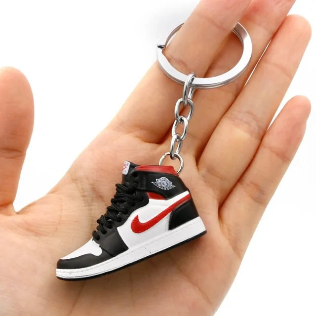 3D Sneaker Shoe Keychains