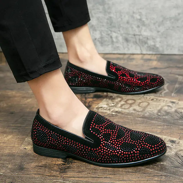 Men's Suede Leather Shoes (various colors)