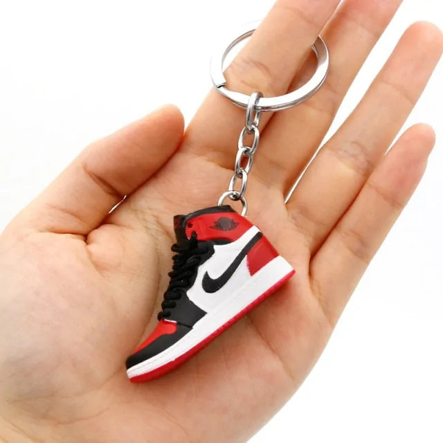 3D Sneaker Shoe Keychains