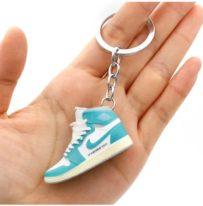 3D Sneaker Shoe Keychains