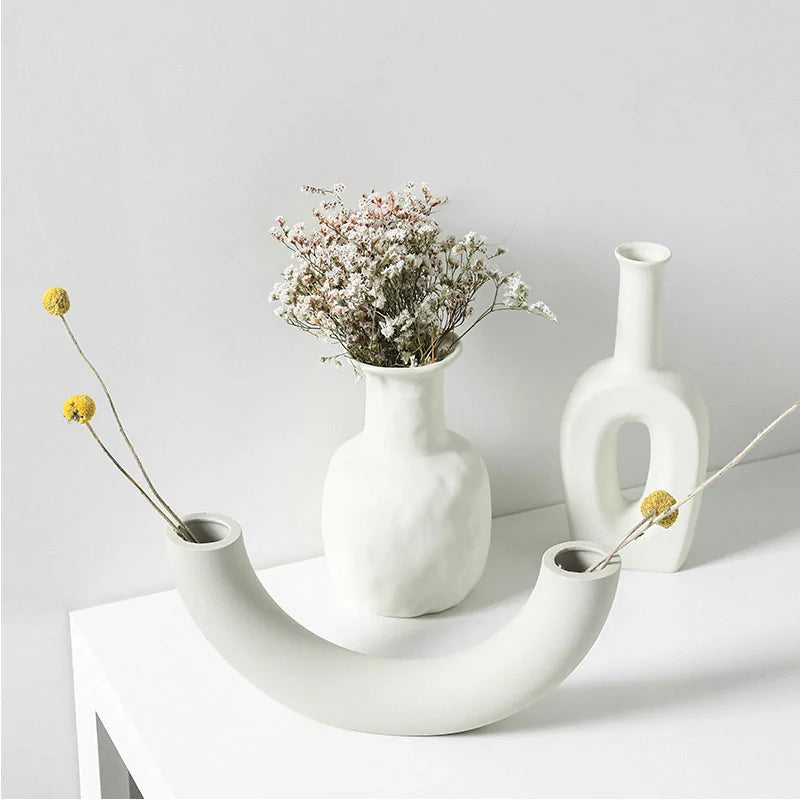 Nordic Ceramic Vase Home Decoration Ornaments