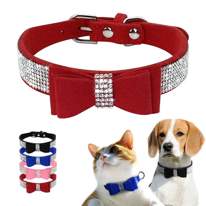 Rhinestone Adjustable Collars (various colors & styles)