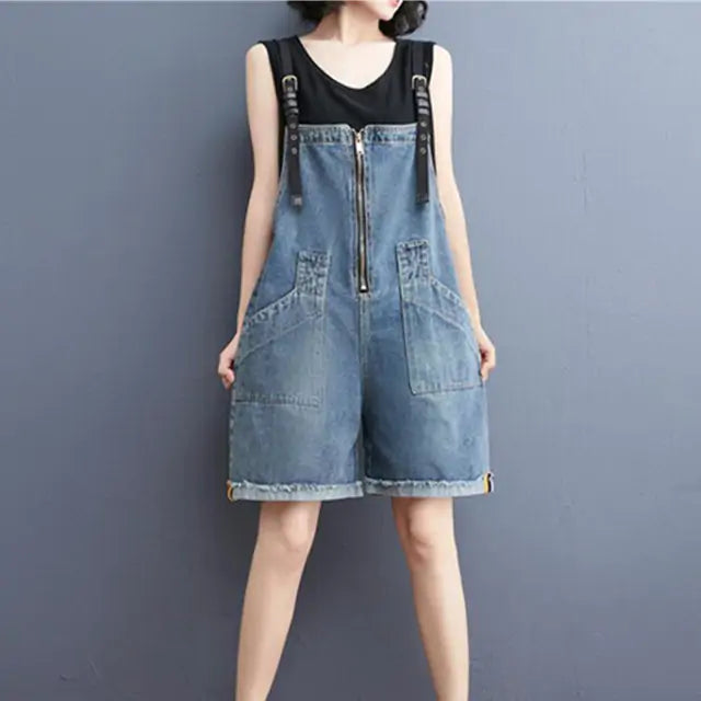 Summer Denim Rompers (various shades)