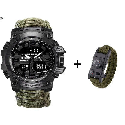 LED Military Sports Watch