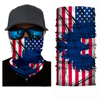 Flag Face Bandana: Multi-functional Outdoor Accessory