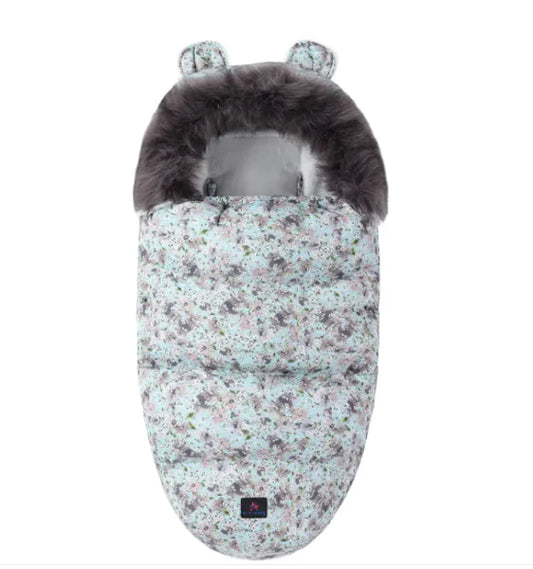 Baby Sleeping Bag with Fur Collar (various colors)