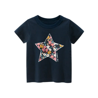 Children's Cartoon Short Sleeve T-Shirt