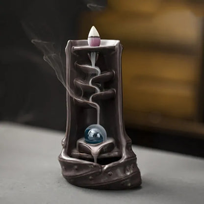 Various Waterfall Incense Burners