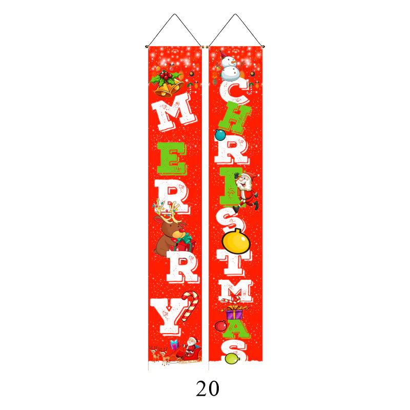 Christmas Door Banner Decoration