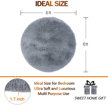 Warm Thick Round Rugs