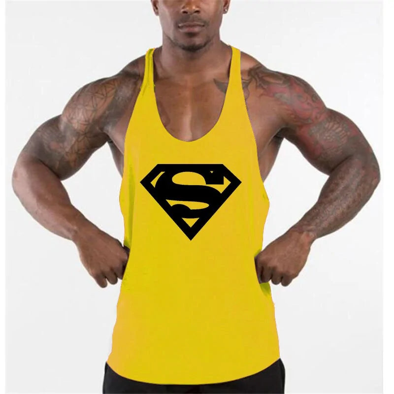 Bodybuilding Cotton Gym Sleeveless Tank (various colors)