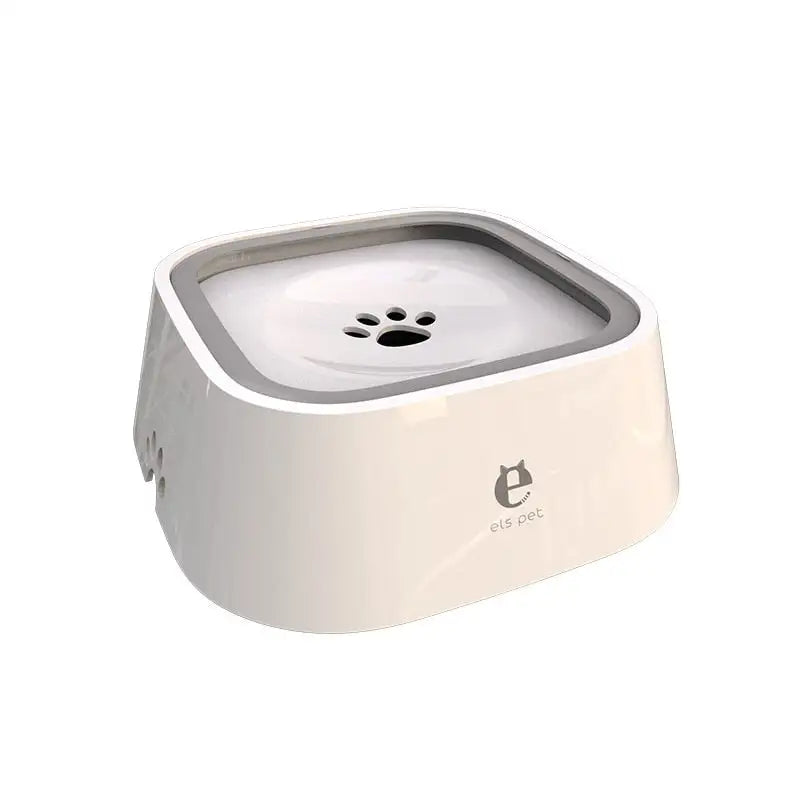 No-Spill Pet Food & Water Bowls with Reservoir