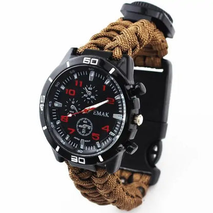 5 In 1 Multi Tool Survival Watch (various colors)