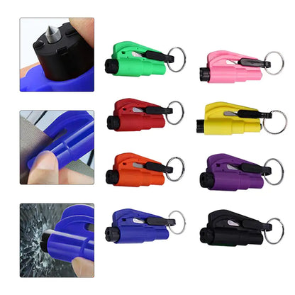 2 in 1 Car Safety Hammer Keychain