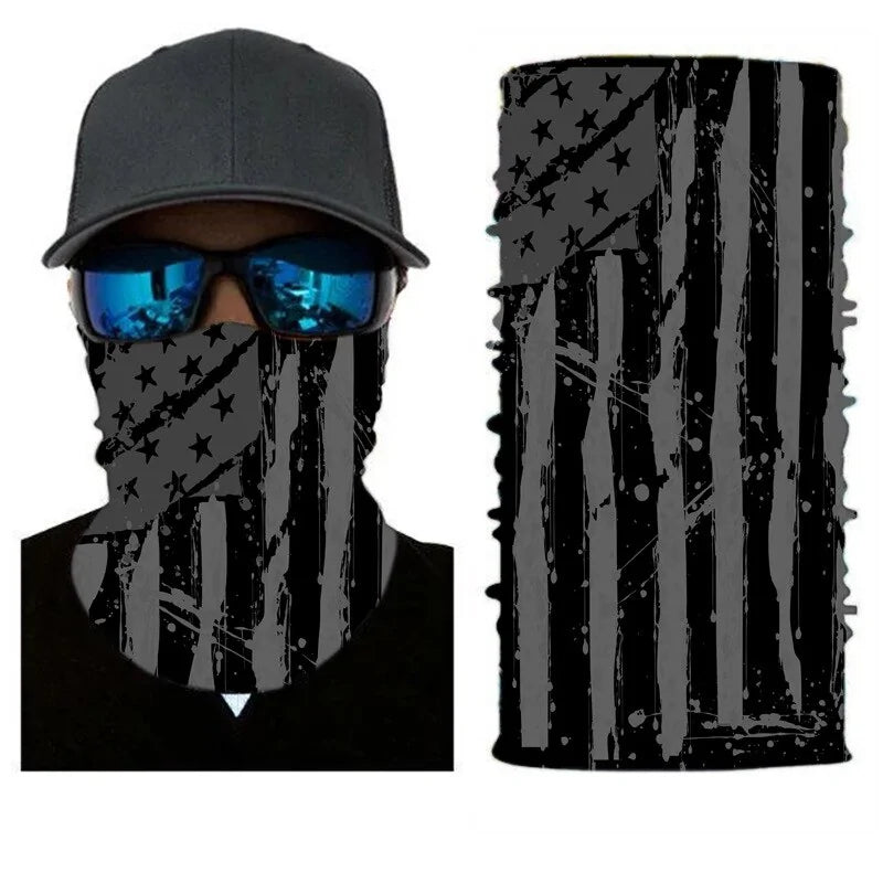 Flag Face Bandana: Multi-functional Outdoor Accessory