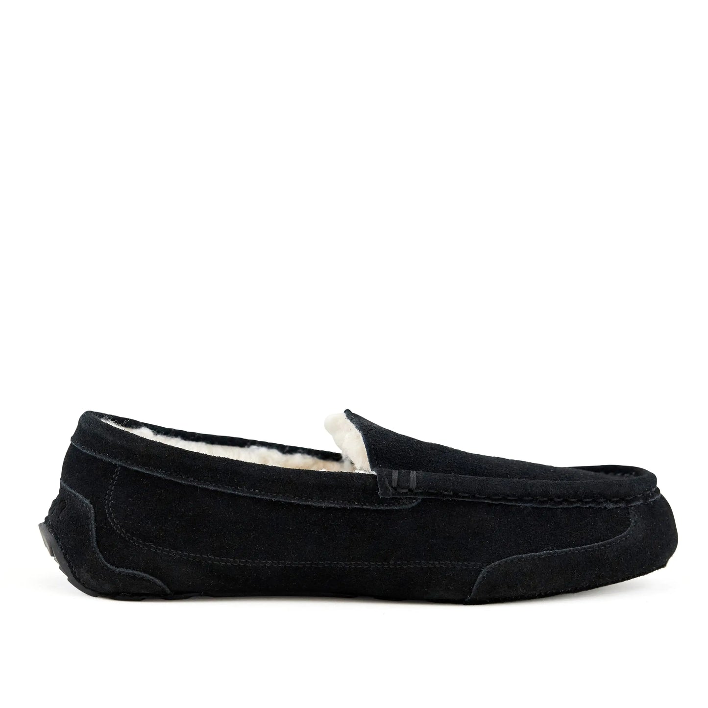 Men's Fluffy Toasty Black Slippers