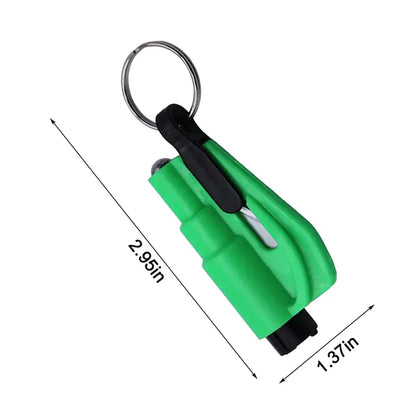 2 in 1 Car Safety Hammer Keychain