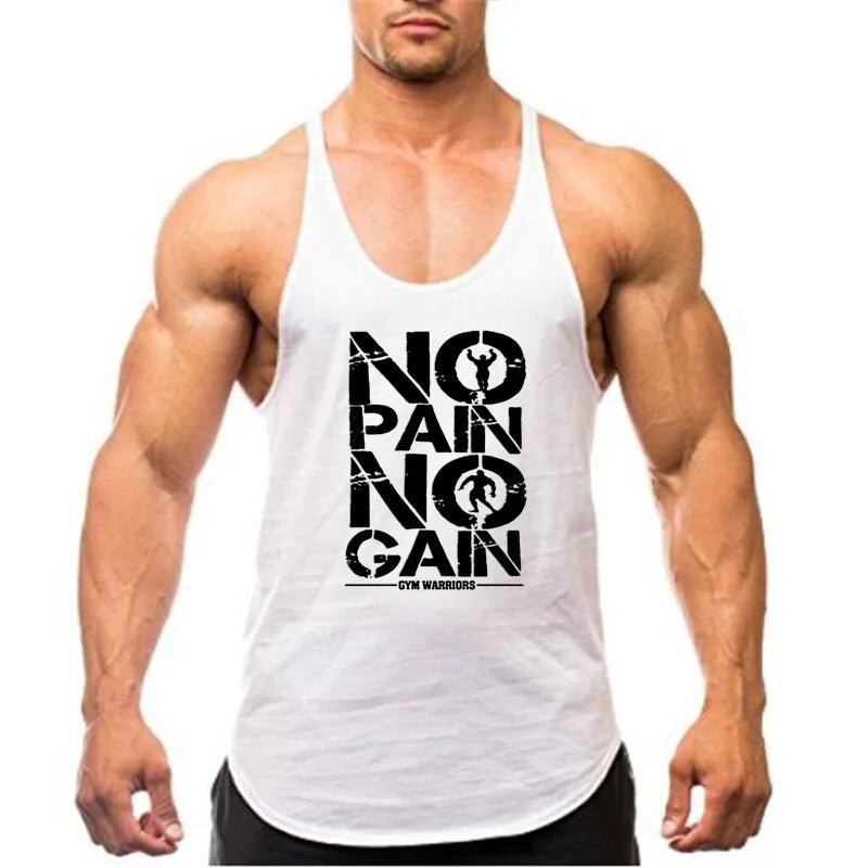 Bodybuilding Cotton Gym Sleeveless Tank (various colors)