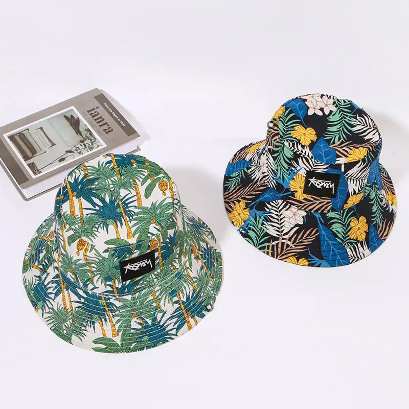 Men's Reversible Hawaiian Bucket Hat - various colors