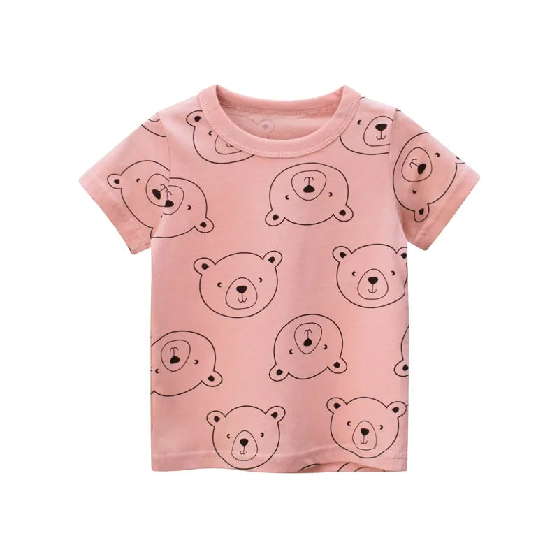 Children's Cartoon Short Sleeve T-Shirt