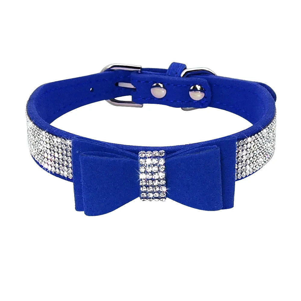 Rhinestone Adjustable Collars (various colors & styles)