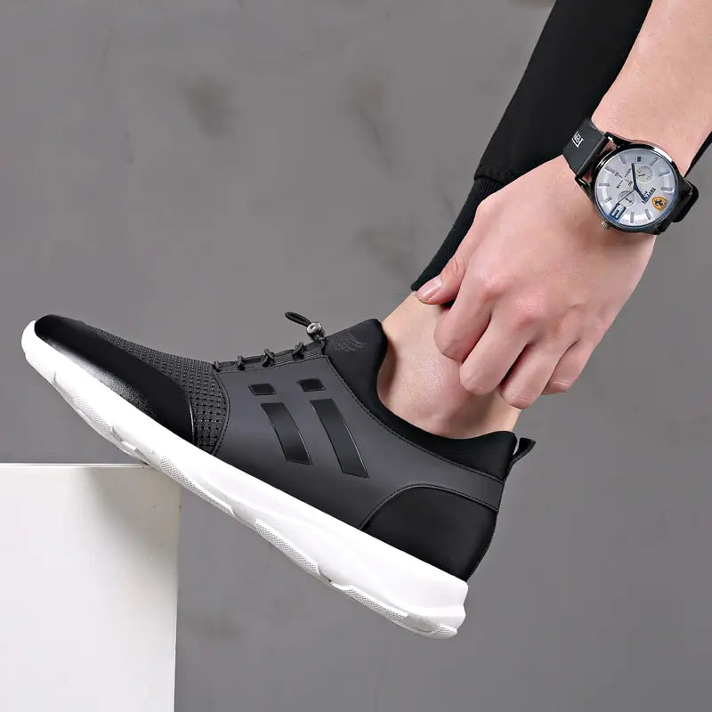 Men Shoes, Quality Lycra+ Cow Leather Shoes