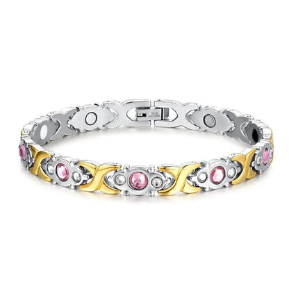 Twisted Magnetic Therapy Bracelet for Women: Fashionable Energy Jewelry