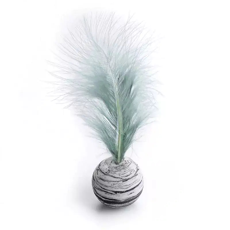 Cat Toy Feather Ball