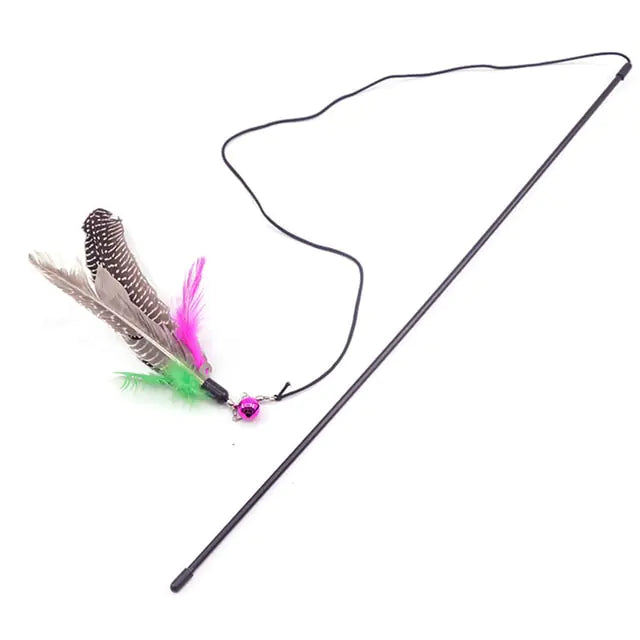 Cat Toys - Variety of Feathers, Wands, Bells & Mice