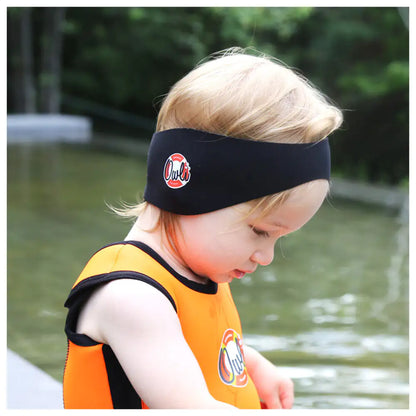 Owli Swimwarm Ear Band, Baby, Black