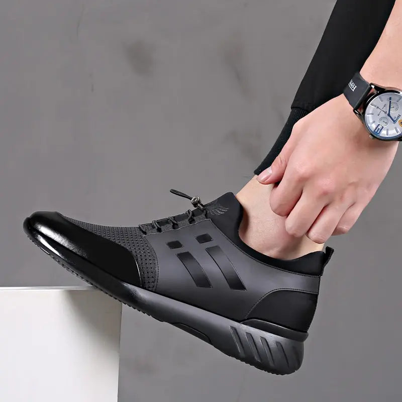 Men Shoes, Quality Lycra+ Cow Leather Shoes
