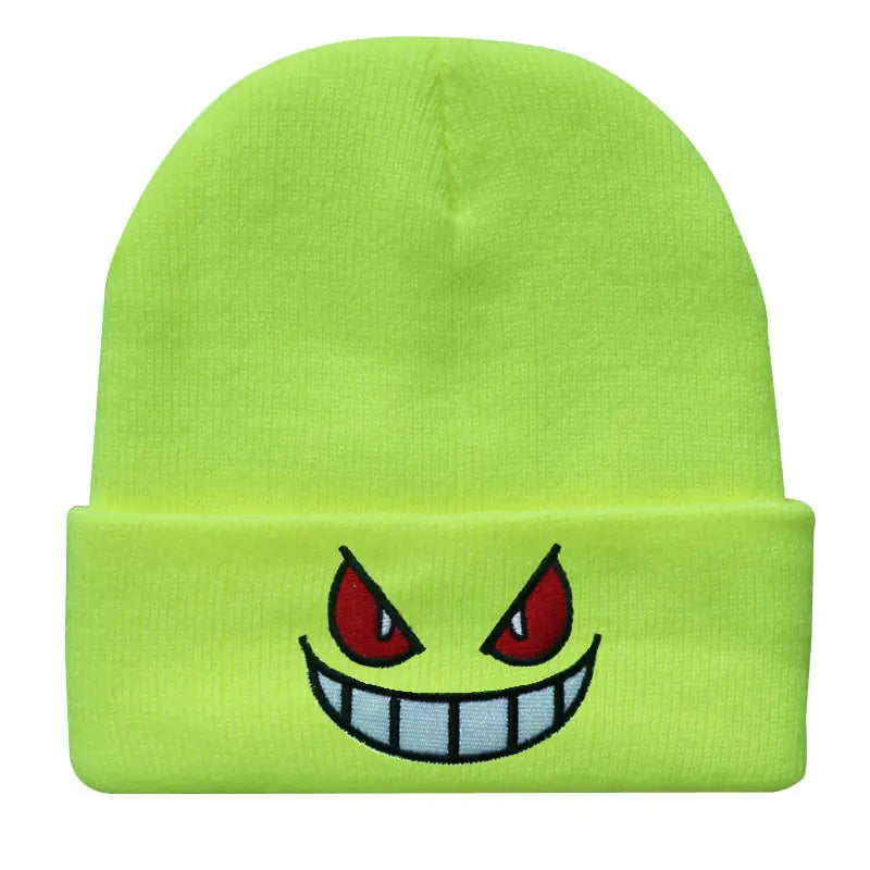 Cartoon Mouth Eyes Beanie