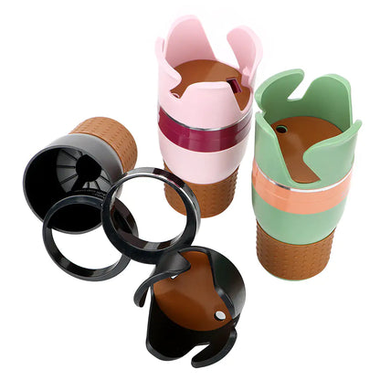 3 in 1 Car Cup Holder, Phone Mount, and Storage Organizer